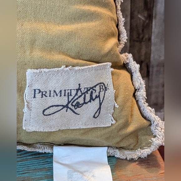 Primitives by Kathy Canvas Distressed Stuffed Pillow "There's No Place Like Home - Picture 4 of 9